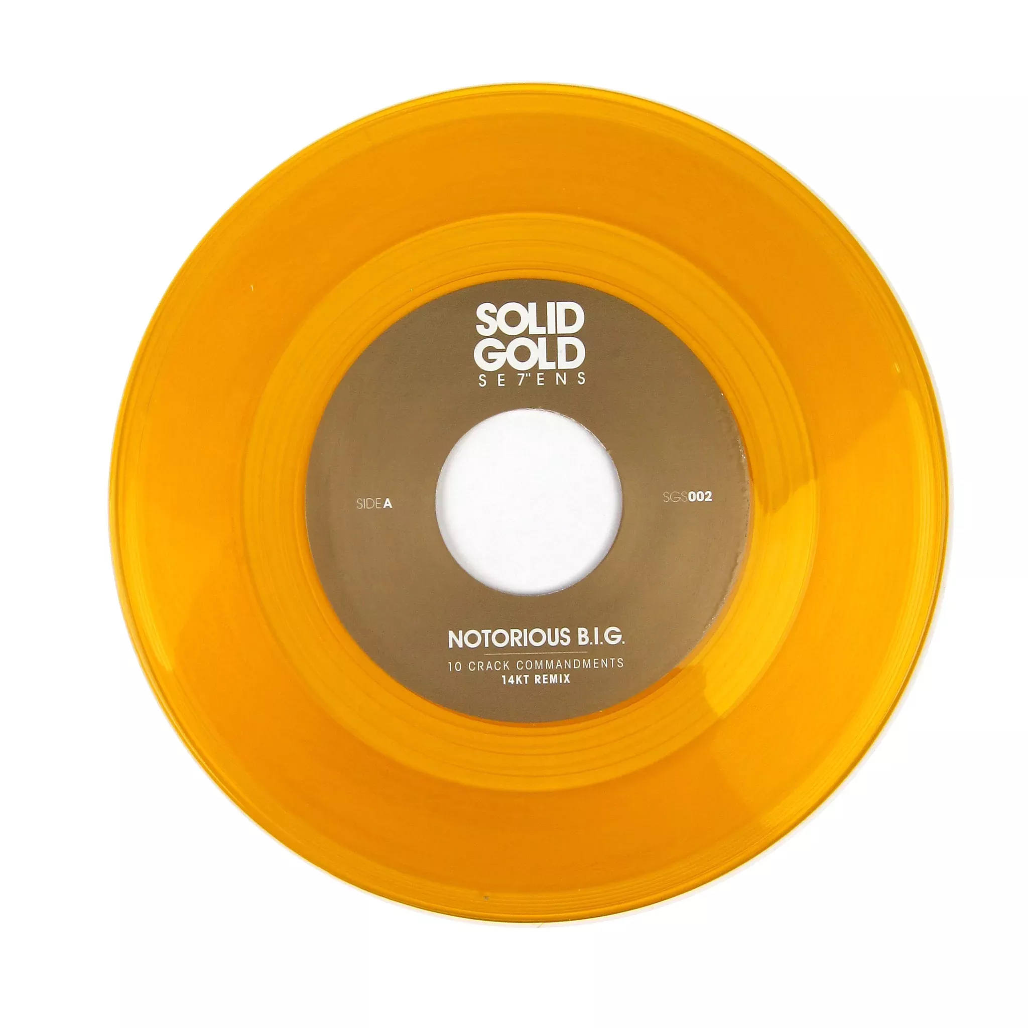 10 Crack Commandments (14KT Remix, Colored Vinyl) Vinyl 7"