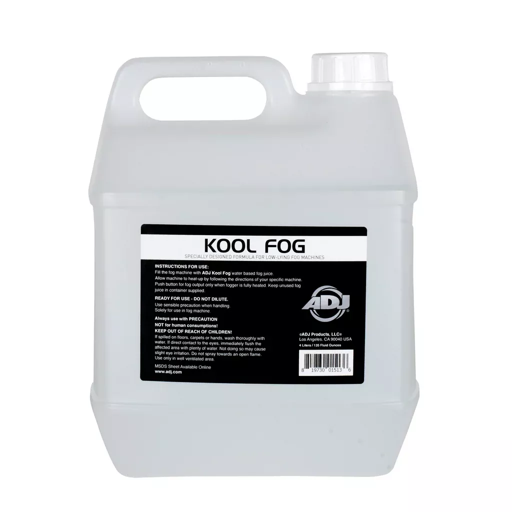ADJ Kool Fog, Fluid Designed for Low Lying Fog Machines