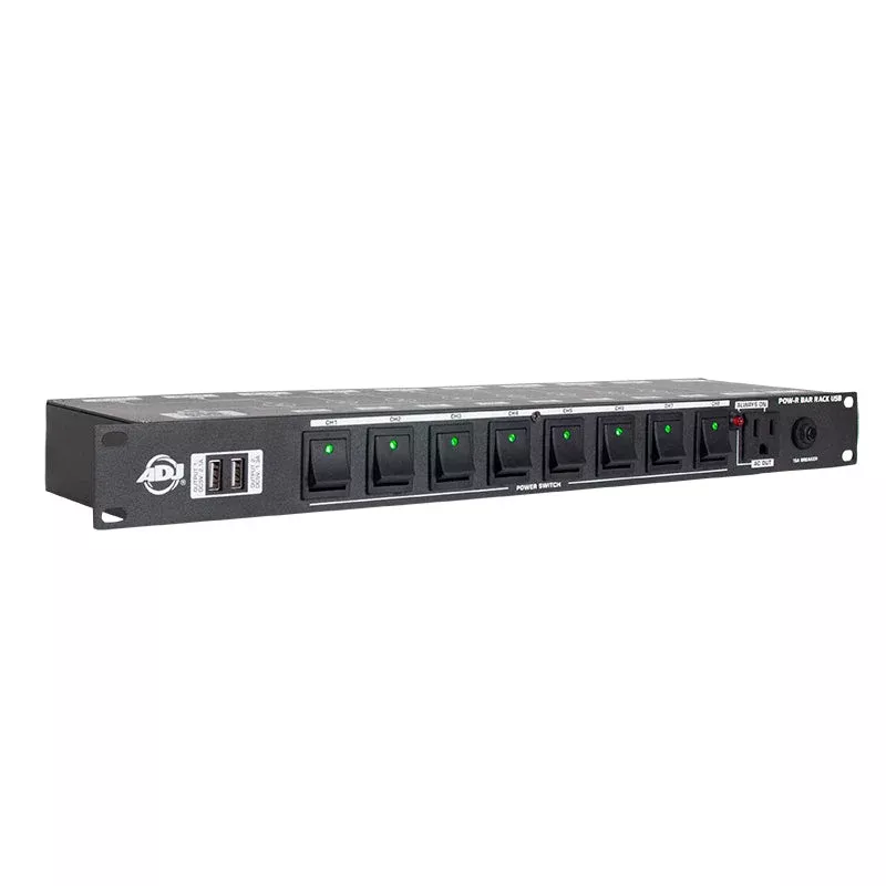 ADJ Pow-R Bar Rack USB, Power Bar Rack with USB