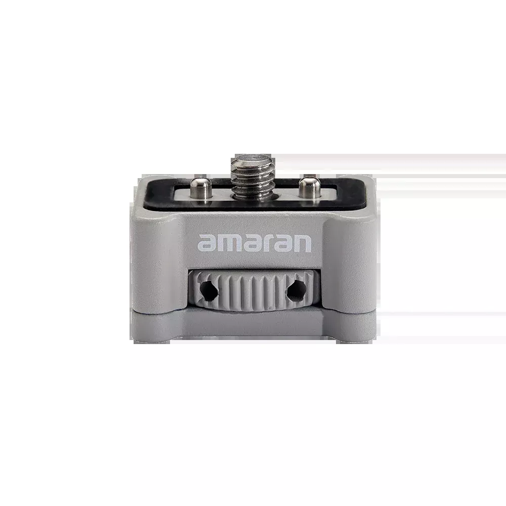 amaran Ace E-Lock Adapter (1/4” & 3/8” Screw Compatible), Quick-locking adapter for mounting 1/4-20in & 3/8-16in screw-compatible lights to the amaran Peak