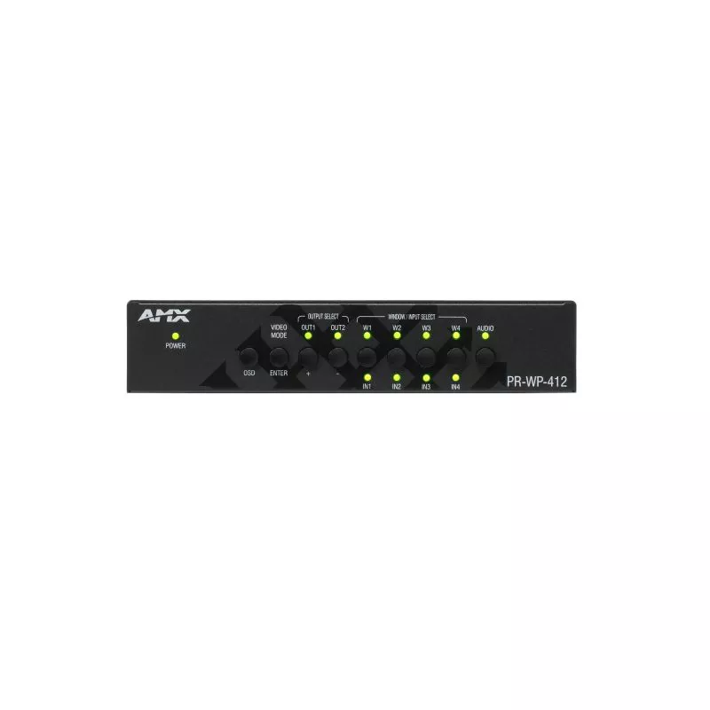 AMX PR-WP-412 Precis 4x1:2 4K60 Windowing Processor