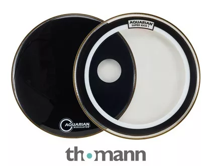 Aquarian 22" Super Kick Clear Bass Set