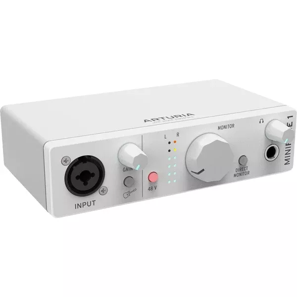 Arturia MiniFuse 1 Portable USB Type-C Audio Interface (White)