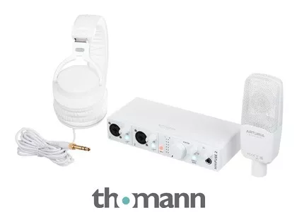 Arturia MiniFuse Recording Pack (White)