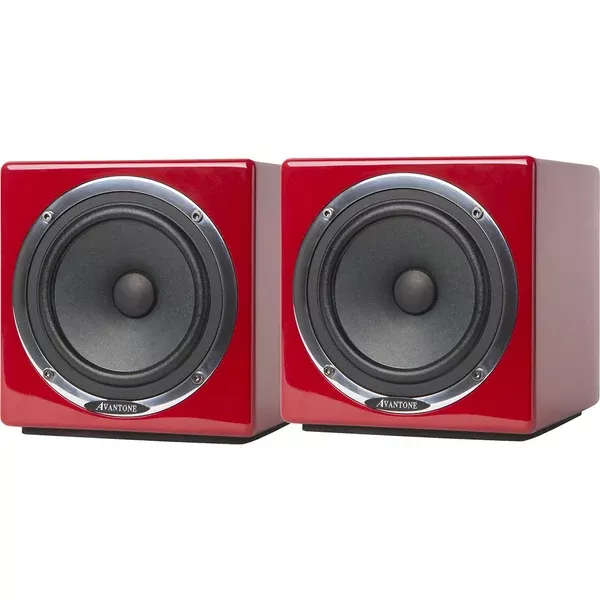 Avantone Pro Active MixCube Powered Full-Range Mini Reference Monitors (Pair, Red)