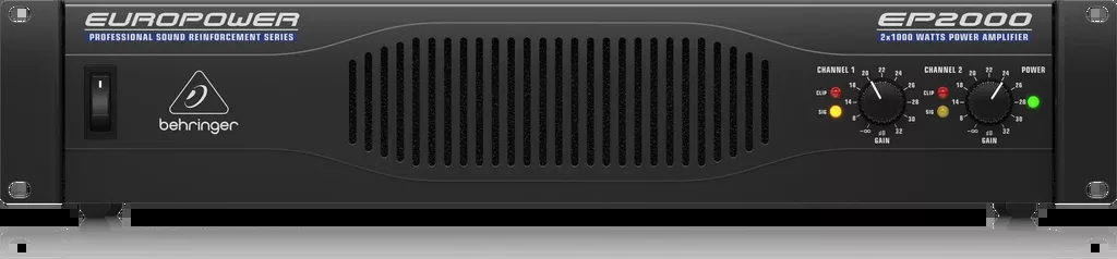 Behringer EP2000 Professional 2000W Stereo Power Amplifier with ATR Technology
