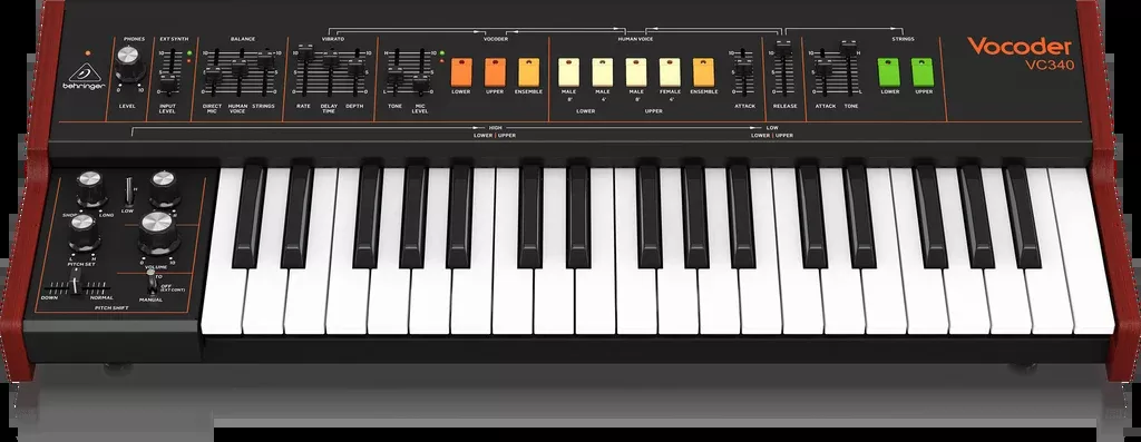 Behringer VOCODER VC340 Authentic Analog Vocoder for Human Voice and Strings Ensemble Sounds