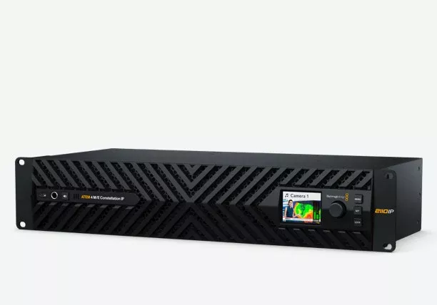 Blackmagic ATEM 4 M/E Constellation IP, Large 4 M/E Ultra HD switcher with native SMPTE-2110 connections via 100G Ethernet