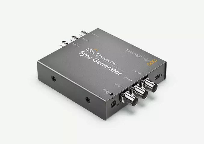 Blackmagic Mini Converter Sync Generator, Sync generator for black burst and HD tri-sync reference signals