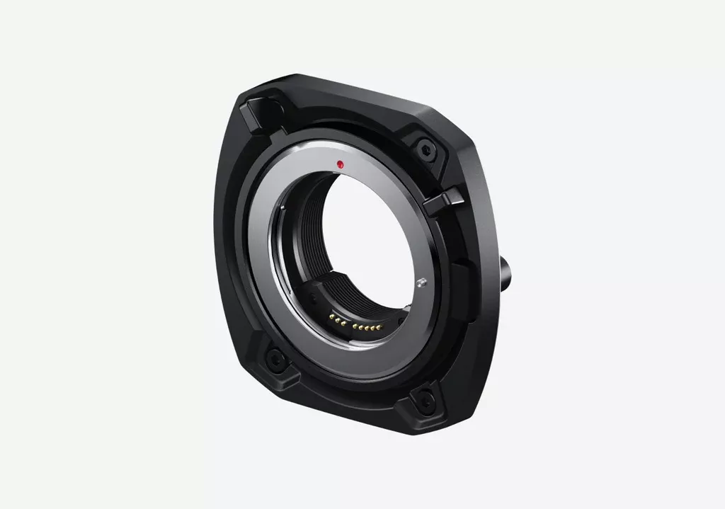 Blackmagic URSA Cine Mount EF, Interchangeable locking EF mount that lets you use EF compatible photo and cine lenses with your URSA Cine camera