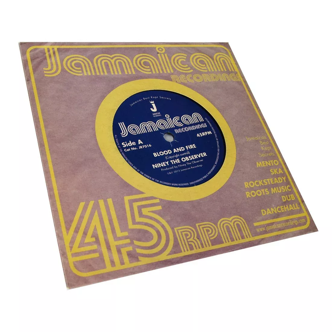 Blood And Fire / Brimstone And Fire Vinyl 7"