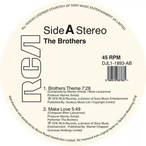 Brothers: Brothers Theme - 12-INCH SINGLE