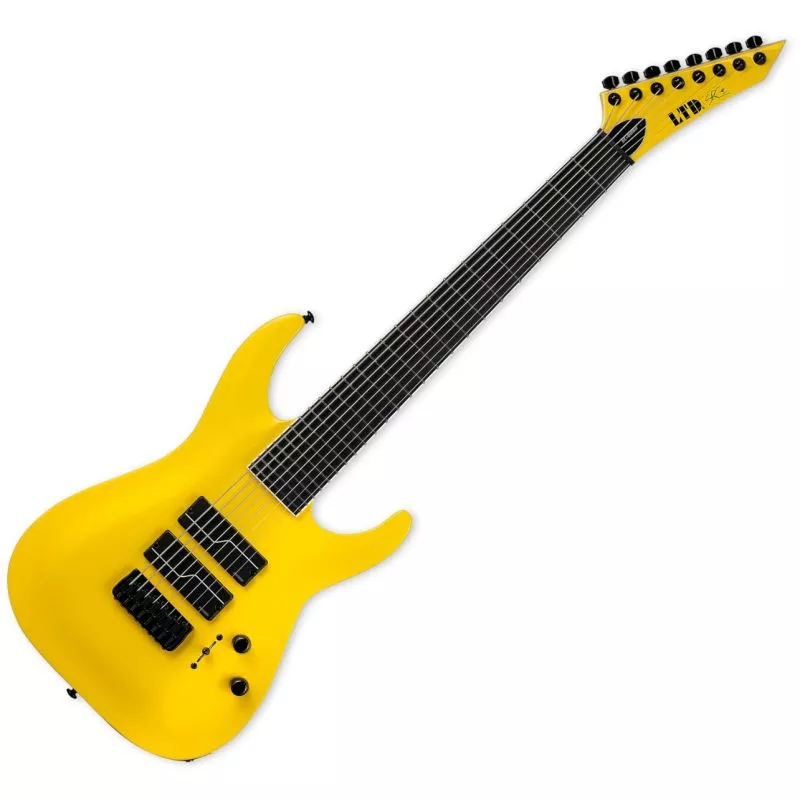 ESP LTD SC-608 Baritone Stephen Carpenter Guitar Yellow