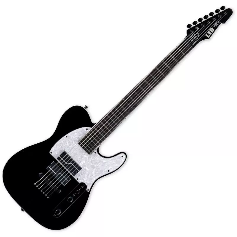 ESP LTD SCT-607B Baritone Stephen Carpenter Guitar Black
