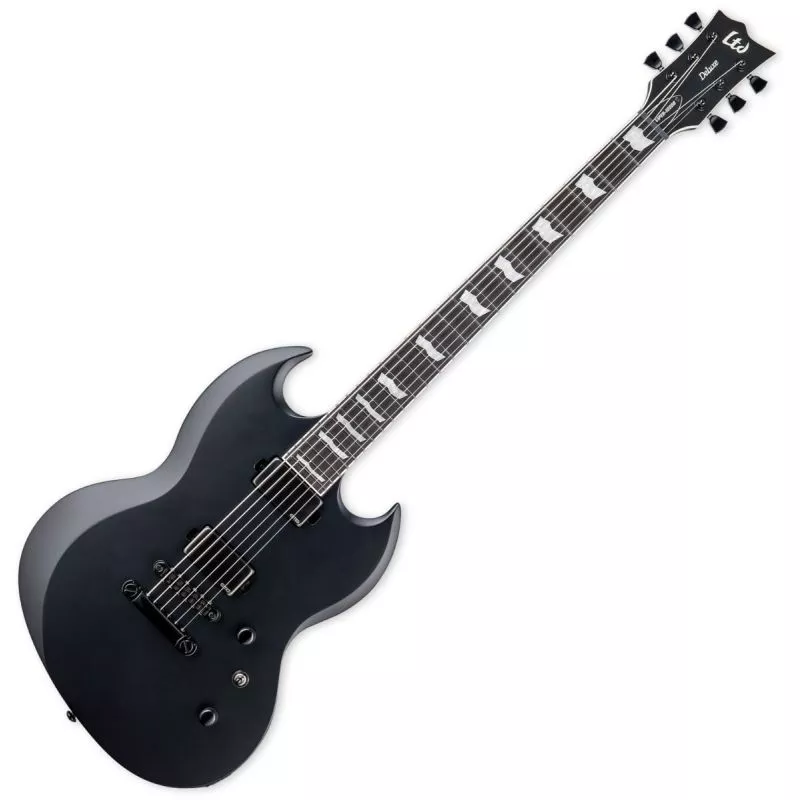ESP LTD VIPER-1000B Baritone Guitar Black Satin
