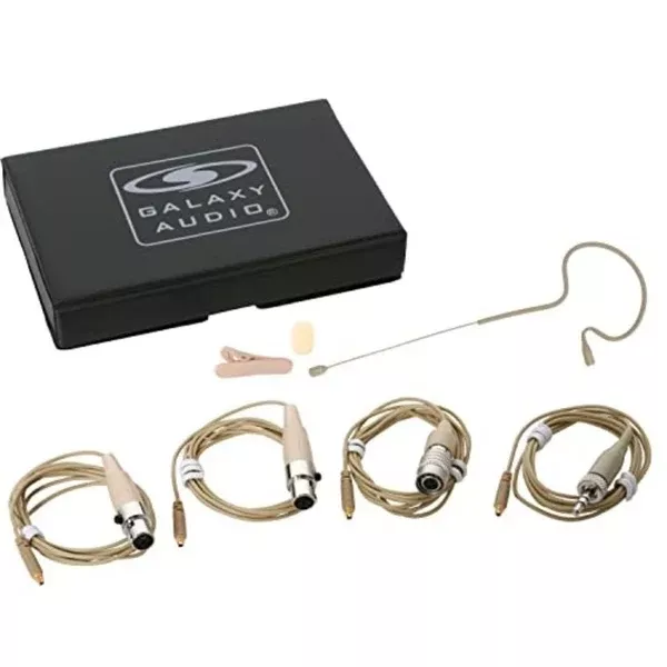Galaxy Audio ESM4 Omnidirectional Earset Microphone for Wireless - Beige