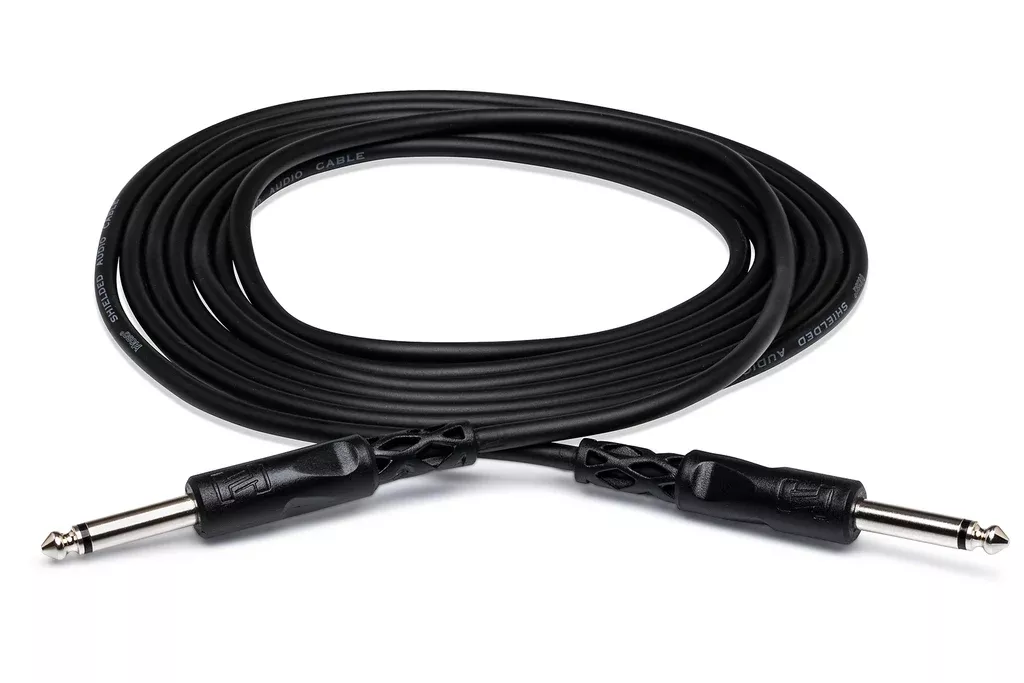 HOSA - Unbalanced Interconnect, 1/4 in TS to Same, 3 ft
