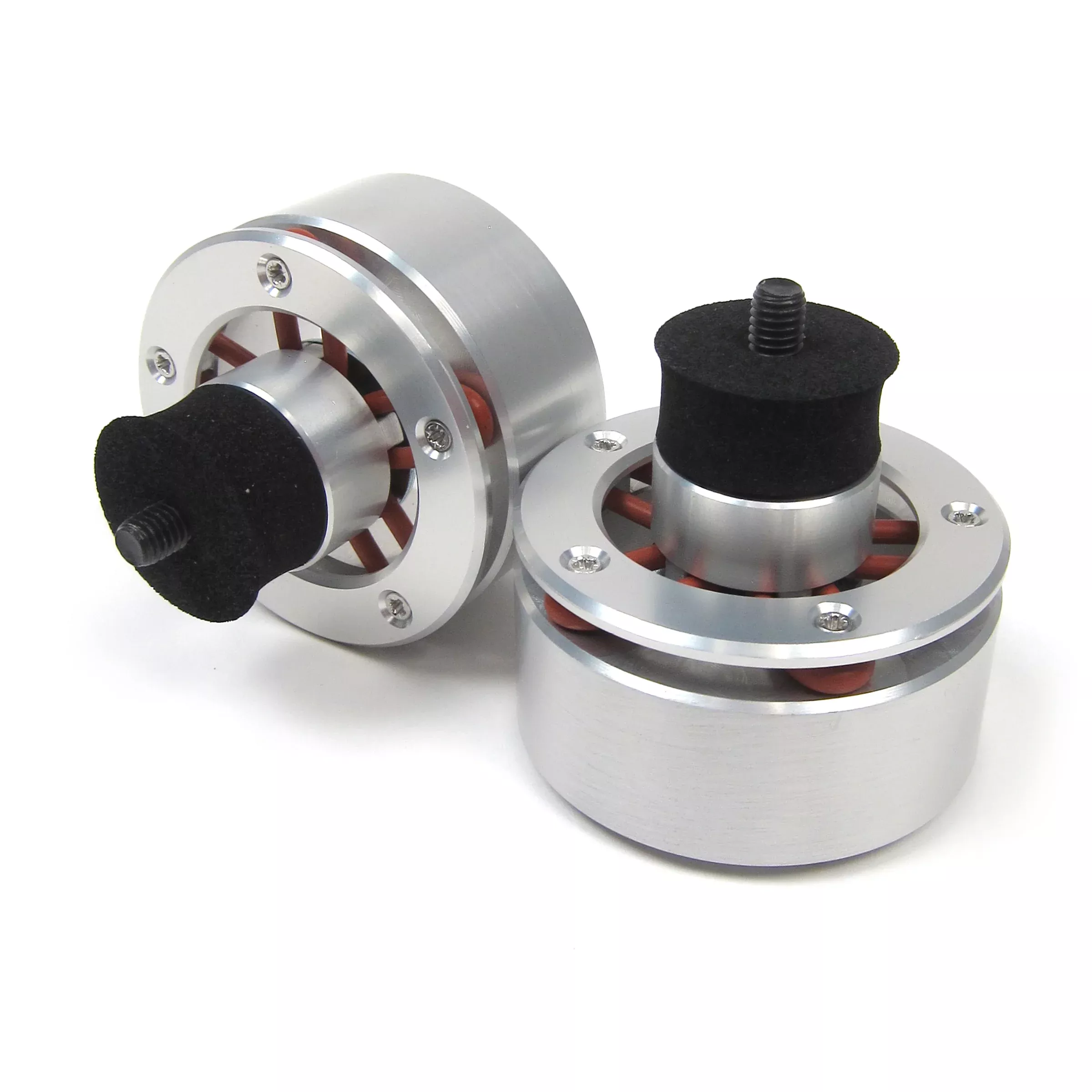 Isolation System - Turntable Feet (4 Units) - Silver