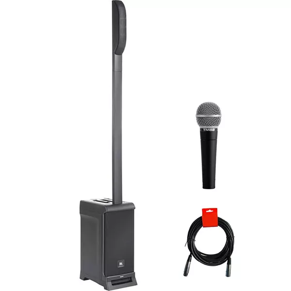 JBL IRX ONE 1300W Powered Column Array PA System with Mixer and Bluetooth Streaming (Pair)