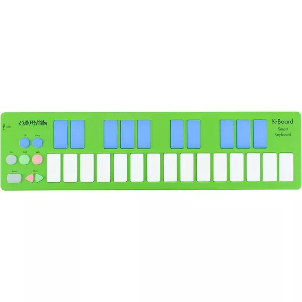 Keith McMillen Instruments K-Board-C Mini MPE MIDI Keyboard Controller (Lime)