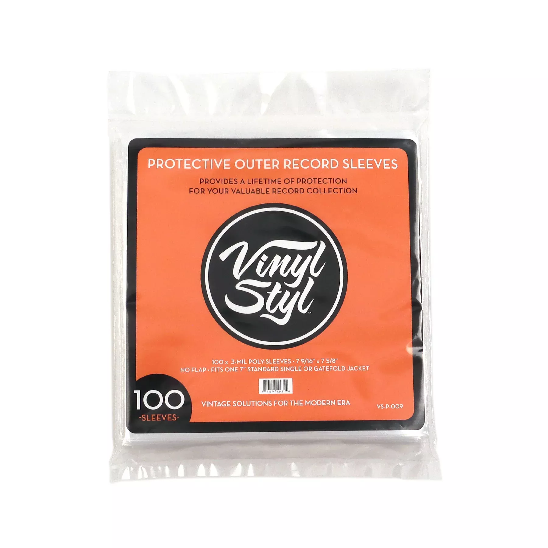 Poly Outer Record Sleeves for 7" Records (100 Units)