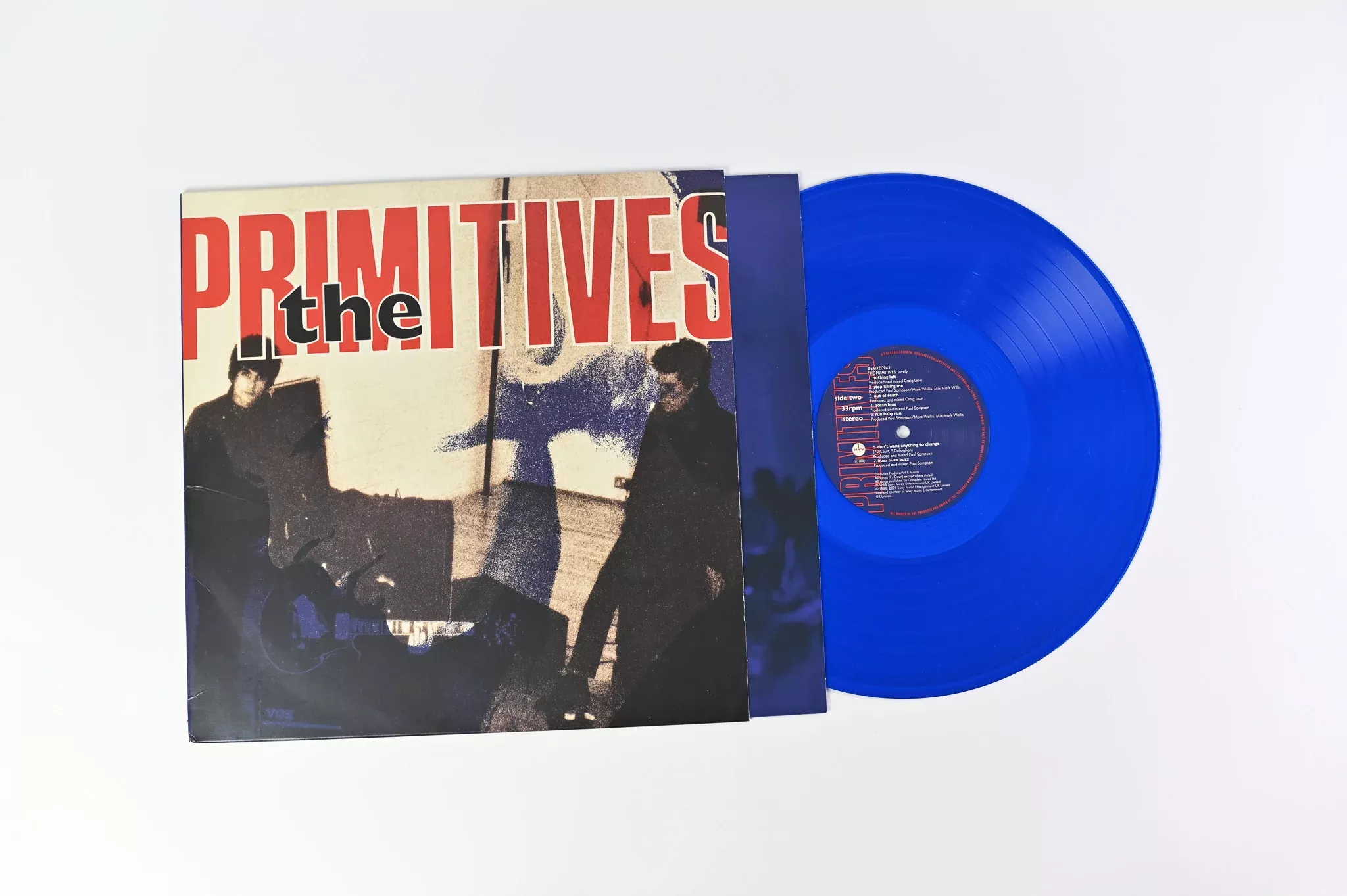 The Primitives - Lovely on Demon Records Blue Translucent Vinyl