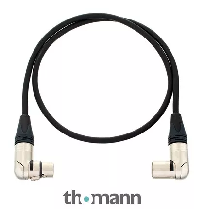 pro snake XLR Patch Angled/Angled 1m
