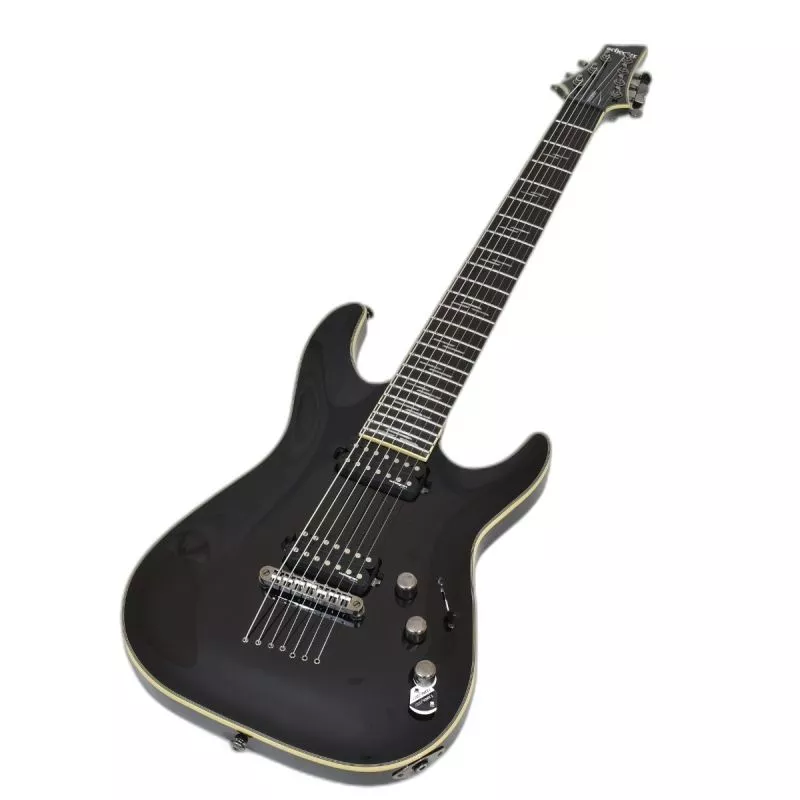 Schecter C-7 Blackjack Guitar Gloss Black B0712