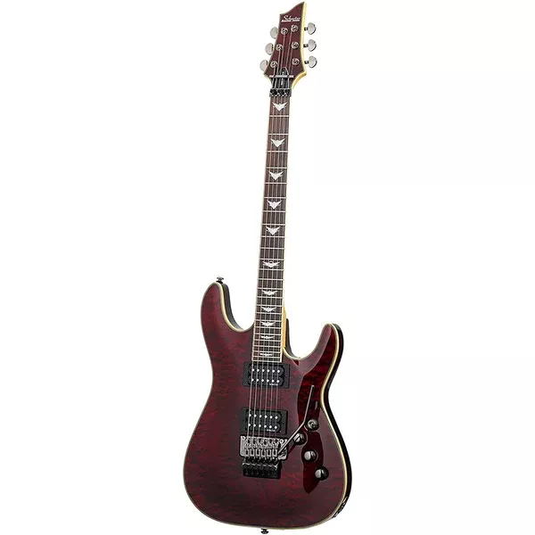 Schecter Omen Extreme-FR Electric Guitar (Black Cherry)