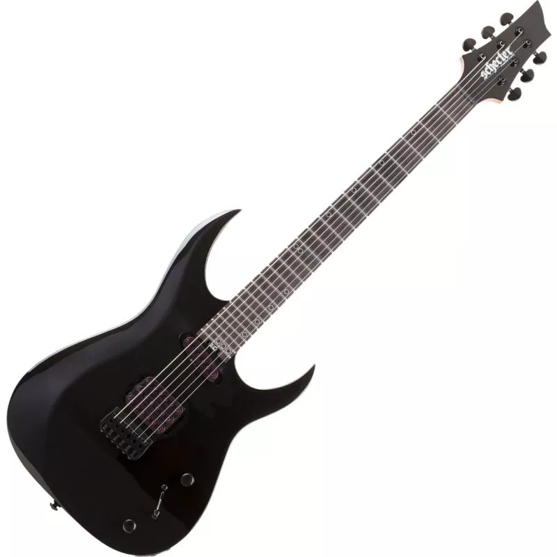 Schecter Sunset-6 Triad guitar in Gloss Black