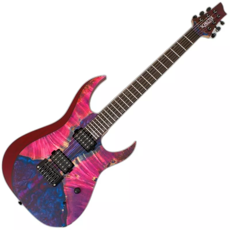 Schecter USA Sunset Extreme 6 Stabilized Top Guitar