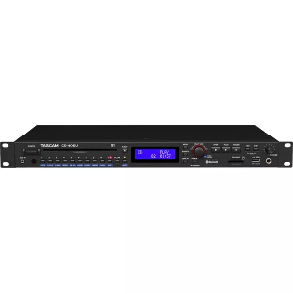 Tascam CD-400U CD/SD/USB Player with Bluetooth and AM/FM Tuner