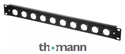 Thon Rack Panel 1U 10 XLR 90°